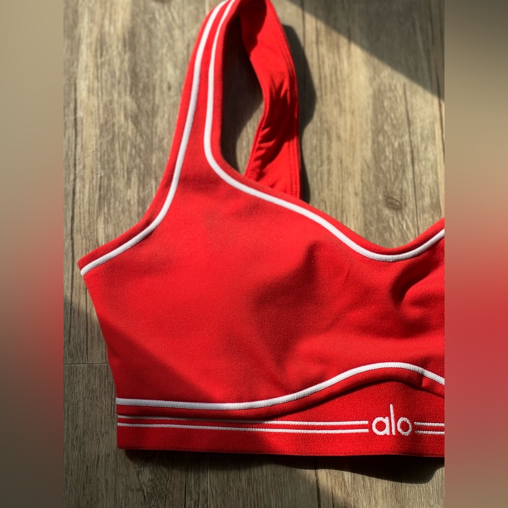 NWOT Airbrush Heart Throb Bra in Bright Red - Picture 3 of 14